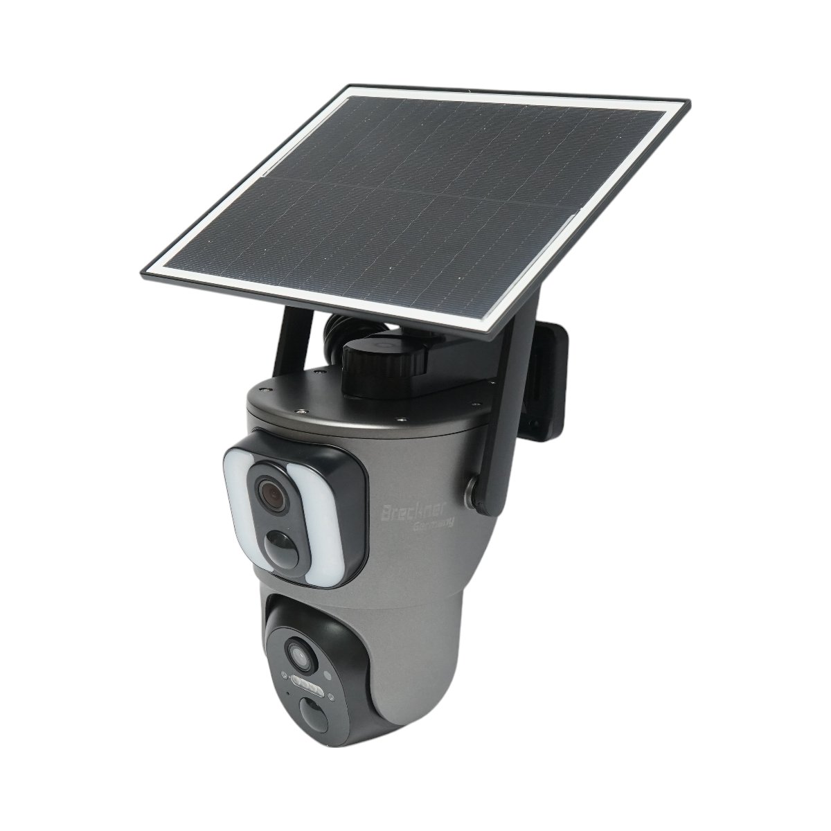 Camera supraveghere cu lentila duala 6MP, 4G, WIFI 2.4 GHz cu panou solar, baterie 13500 mAh, PTZ control, senzor miscare, detectie umana PIR, smart IR night vision si aplicatie Ubox